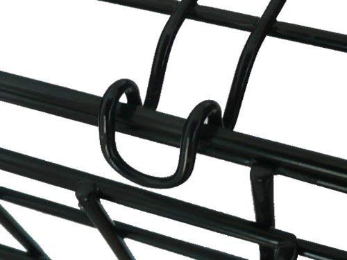Ellie-Bo Black Standard XL 42-inch Folding 2-Door Dog Cage/Crate with Metal Tray, 107 cm L x 71 cm W x 79 cm H - Image 4