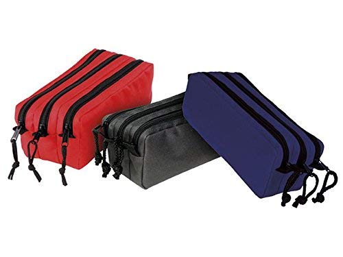 Viquel 777348 Trizip Pencil Case, Multicolored, Width: 9 cm, Height: 22 cm, Length: 9 cm
