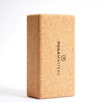 Yogamatters Cork Yoga Brick Block | Eco Friendly, Sustainable and Non-Toxic | Perfect for Yoga, Pilates, Training and Home Workouts