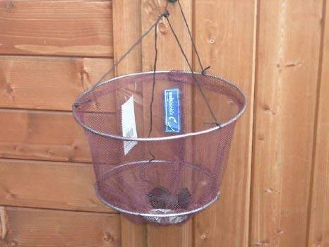 2 X Crab Drop Nets, Maroon, 29cm