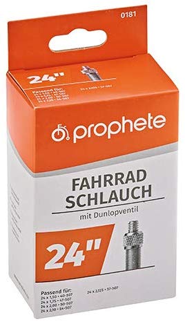 Prophete Bicycle Inner Tube 24 Inch Dunlop Valve ETRTO 40-507, 47-507, 50-507, 54-507, 57-507 - Image 4