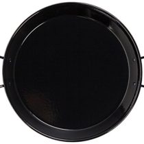 Vaello La Valenciana Enamelled Steel Induction Paella Pan, 36 cm, Black