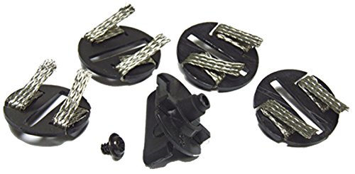 Round Guide Blade, 4 Braid Plates, 1 Screw, Black, M