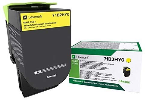 Lexmark 71B2HY0 High Capacity Toner Cartridge - Yellow
