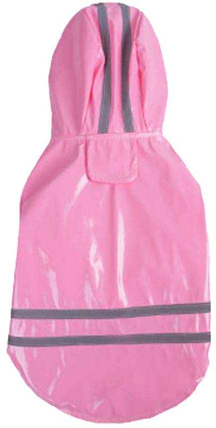 Outdoor Puppy Pet Rain Coat with Hood Waterproof Jackets PU Reflective Raincoat for Dogs Cats Apparel Clothes - Image 2