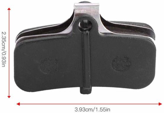 Alomejor 4 Pairs Bicycle Brake Pads Resin Semi Metal Bike Disc Brake Pad Compatible for SAINT M810, M820, ZEE M640 - Image 3