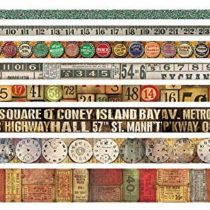 Tim Holtz Design Vintage Tape, Multi-Colour