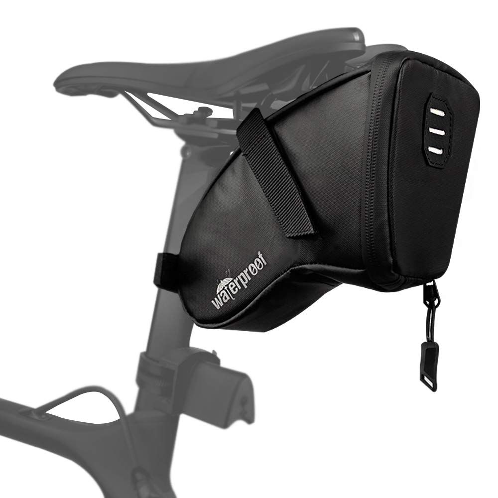 WOTOW Bike Saddle Bag, Waterproof Bicycle Wedge Pack Strap-on Pouch ...