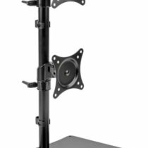 Tripp Lite Dual Vertical Desk Mount Monitor Stand Swivel Tilt Rotate 15-27 Inch (DDR1527SDC)