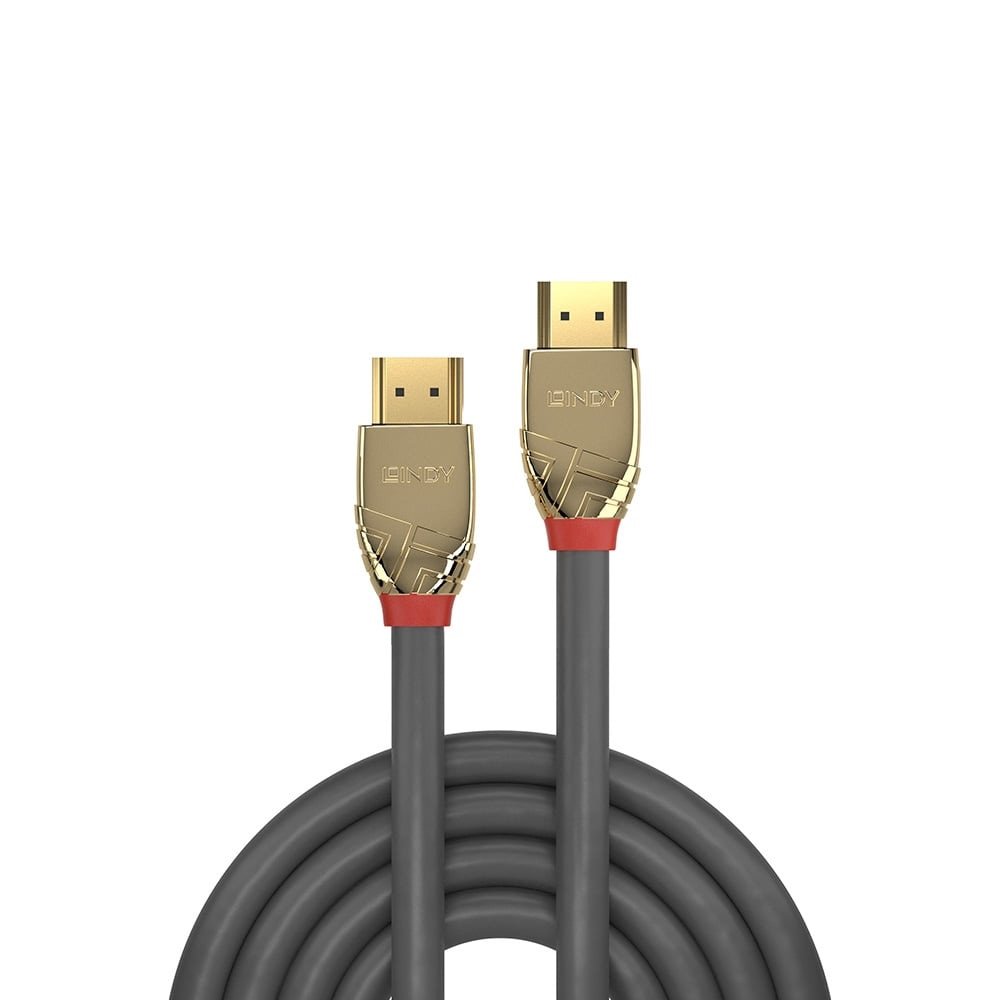 Lindy 1m High Speed HDMI Cable, Gold Line, Premium Design, Gold Plated, with Ethernet - Image 3