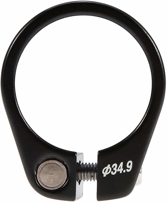 Seatpost Clamp 5Colors 34.9mm Quick Releas Aluminium Alloy Seat Clamp For Mountain Road Bike (34.9mmBlack) - Image 3