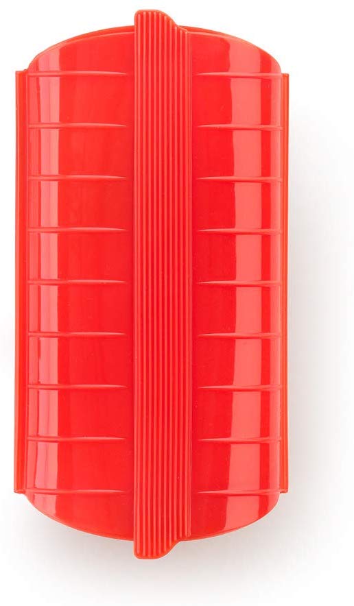 Lékué Steam Case, silicone Red, 1-2 people (650 ml), 15x10x8 cm - Image 2
