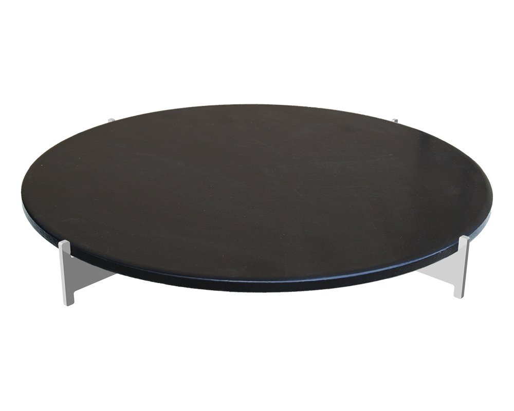 LotusGrill X-Large Charcoal Barbecue Pizza Stone Set, Black, Serie 435 XL