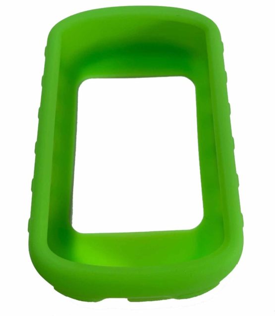 TUFF LUV Tough Silicone Case Cover With Screen Protector Compatible With Garmin Edge 530 - Green