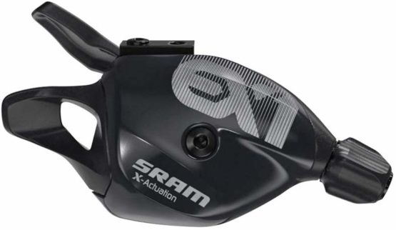 Sram Shifter Ex1 Trigger 8 Speed Rear W Discrete Clamp Black: Black 8Spd