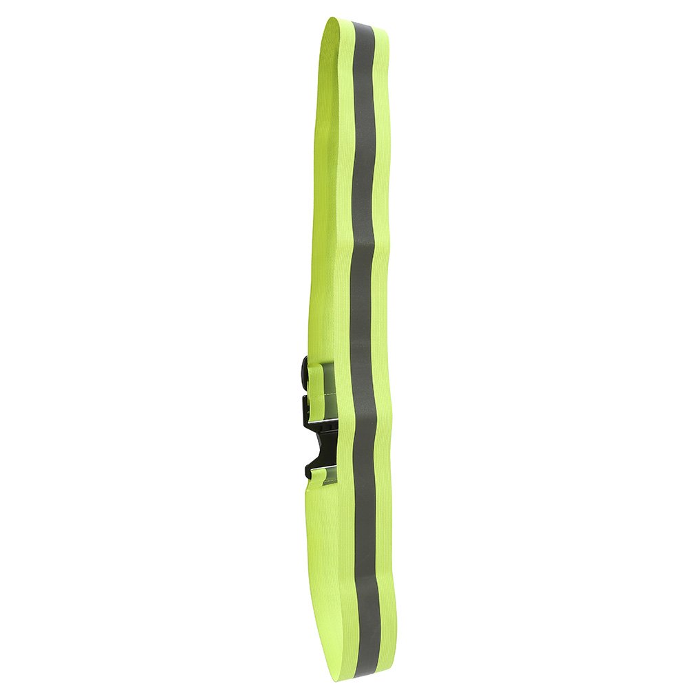 5 Colors Optional High Visibility Waist Belt,Reflective Running Gear,Running Belt (Yellow, S-XL) - Image 4
