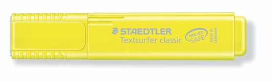 STAEDTLER 364-1P WP4 Yellow Highlighter Textsurfer Classic, Pack of 4 - Image 2