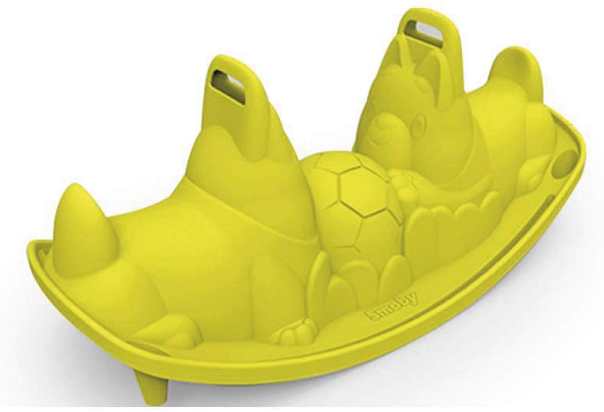 Smoby, Children's Dog Swinger, Green, Ergonomic and Fun, Two Seats with Two Handles, Anti-UV Treatment - Image 2