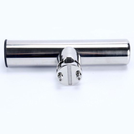 NUZAMAS 2X Stainless Steel Fishing Rod Holders Clamp On Rails Mounting 7/8" to 1" 22mm to 26mm Rail Mounted Marine Grade for Boat - Image 4