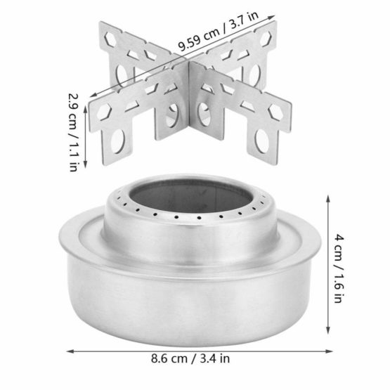 Burning Stove Ultralight Pocket Size Stove for Outdoors Camping Hiking Climbing Use - Image 3