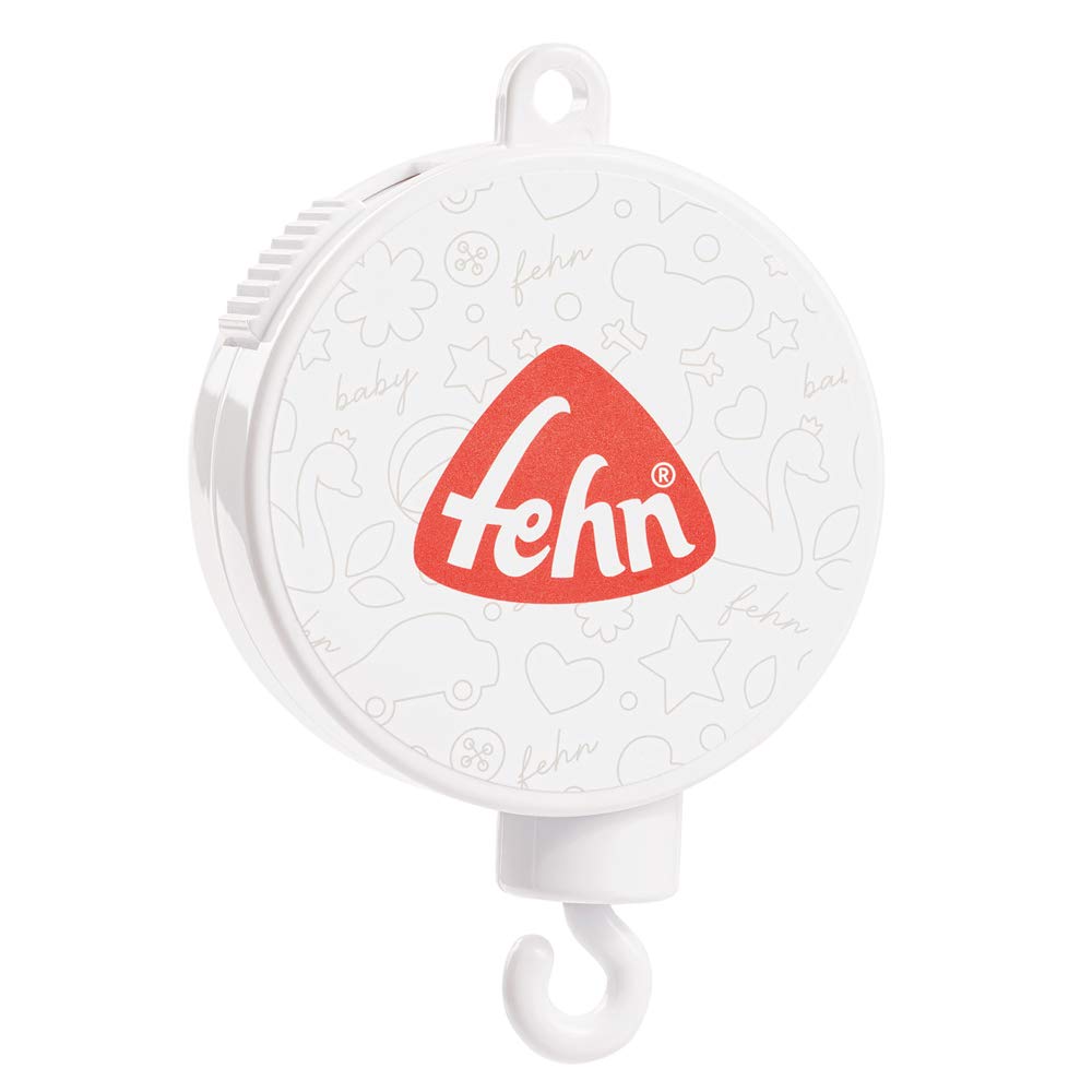 Fehn Hanging Mobile Music Mobile Mechanism - Swan Lake - Automatic Shut-off - White - Baby, 1 Stück (1er Pack)