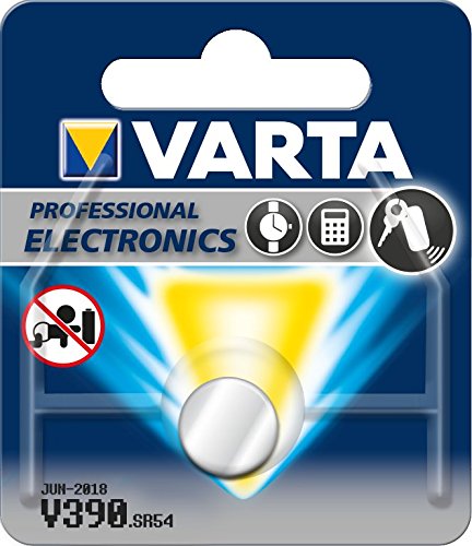 VARTA Batteries Electronics V390/SR54 silver battery 1-pack, Battery in original blister pack of 1
