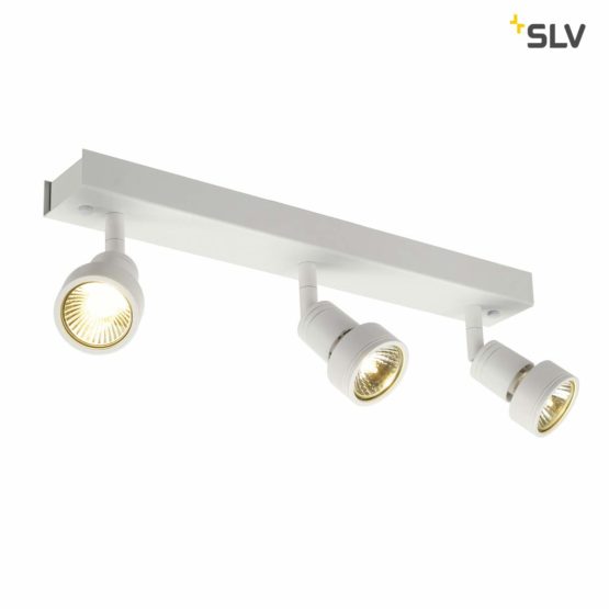 SLV Puri 3 / Internal Illumination, Surface, Wall-Mounted Light, Ceiling Spotlight / GU10 50W White, Aluminium, 50 W