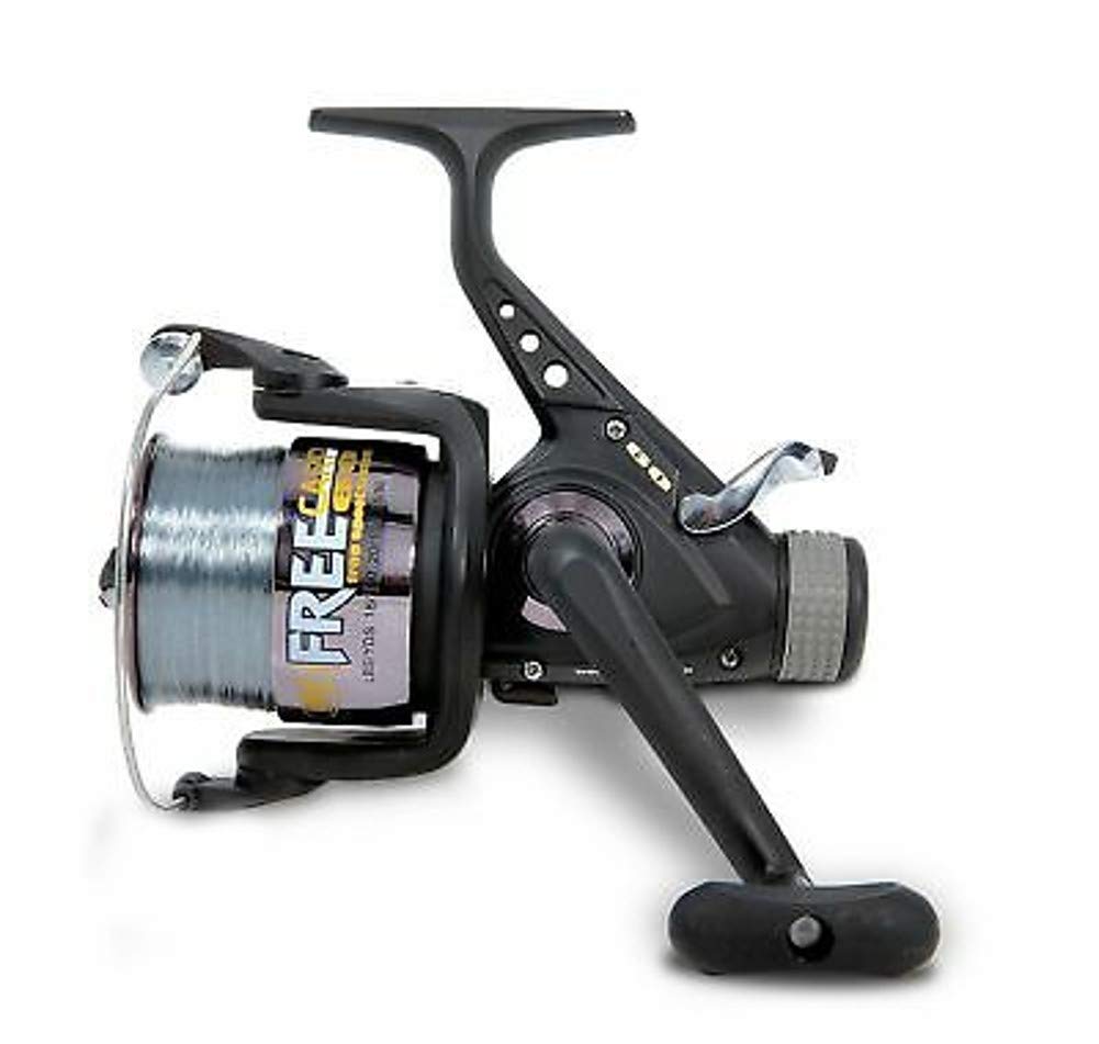 Lineaeffe Free Carp 60 Free Spool System Fishing Reel, Black, 200 m
