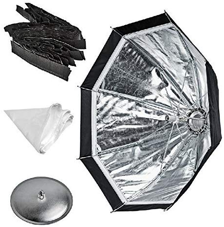 GODOX AD-S7 Folding 48cm 19" Multipurpose Softbox with Beauty Dish, Honeycomb Grid, Compatible with Godox AD200 Pro II