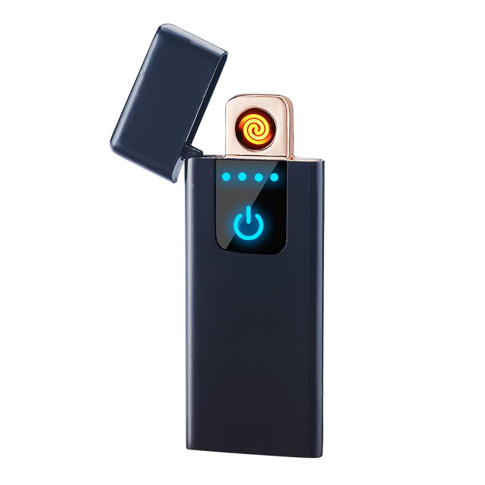 LINGAN Electric Lighter USB Cigarette Lighter Thin Rechargeable