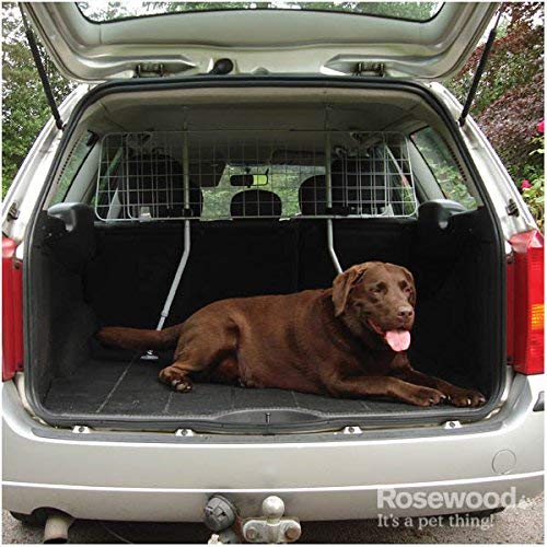 Rosewood Dog Car Guard, Silver - Image 3