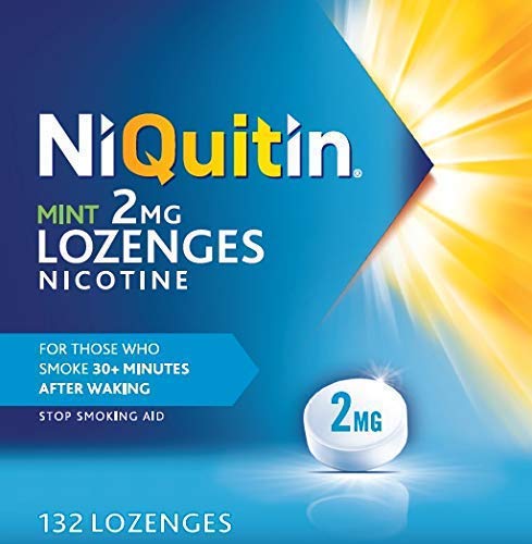 NiQuitin Mint 2mg Lozenges- Effective Smoking Craving Relief- 132 Lozenges