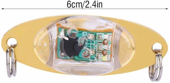 Fishing Lure Light LED Deep Drop Underwater Eye Fish Attractor Lure Light Flashing Lamp For Fishing(Red) - Image 2