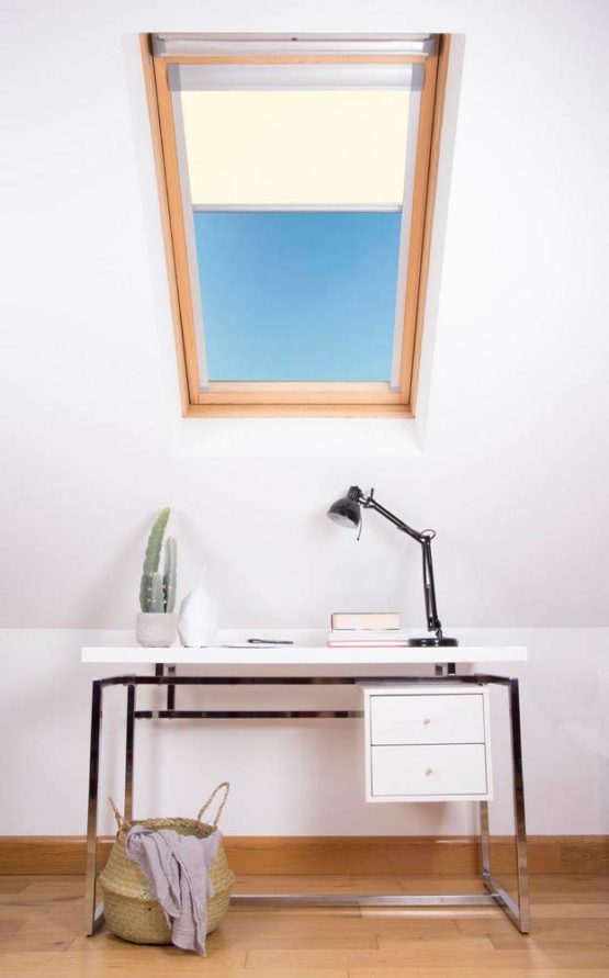 Bloc Skylight Blind for Velux Roof Windows Blockout, Cream, CK06 - Image 3