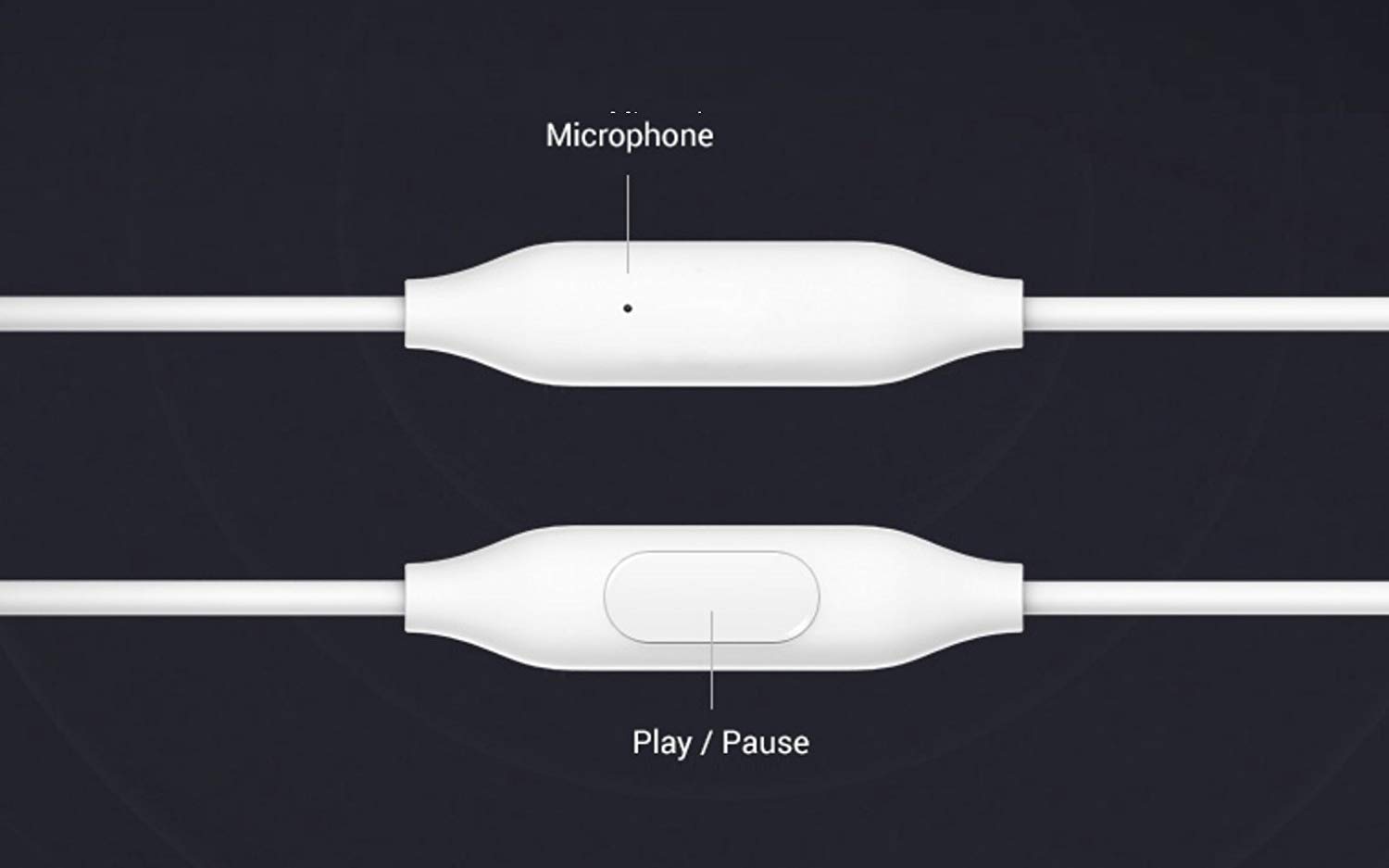 XIAOMI Mi In-Ear Headphones Basic, Sleek Aluminium Chamber, Tangle-Free Cable, Aerospace-Grade Metal Diaphragm, Mi Phones - Image 3