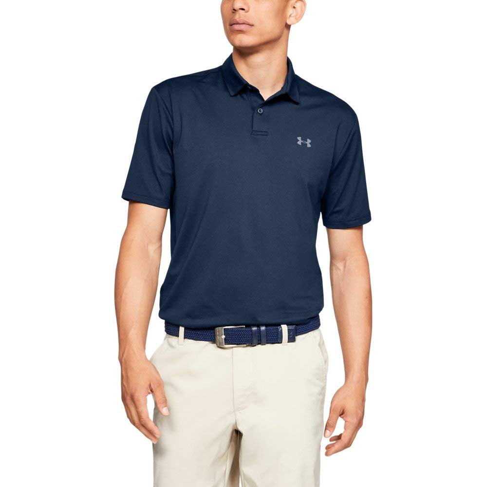 Under Armour Men's UA Performance Textured Polo Shirt, Structured Men's Polo for Exercise and Sports VersatileWorkout Polo Top - Image 3