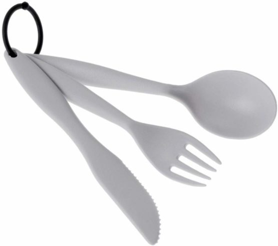 GSI Outdoors Tekk Cutlery Cutlery Set, Unisex Adult, Gray, One Size