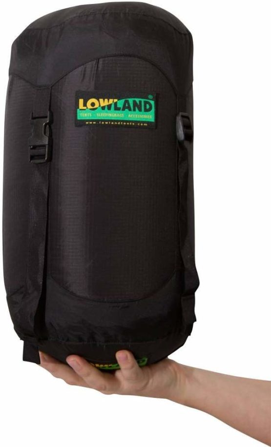 Lowland Outdoor® Companion CC Extra Wide Down Sleeping Bag, Blue, 220 x 100 cm - Image 4