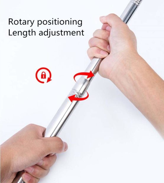 Fishing Landing Net, Xndryan 180CM Telescopic Fishing Net Pole for Carp Trout Fishing, Stainless Steel Folding Landing Nets, Long Handle Fishing Nets for Ponds - Image 3
