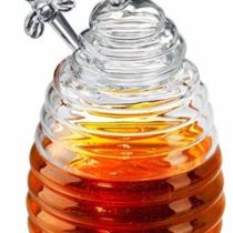 Artland Glass Honey Pot, Clear, 500ml (16oz)