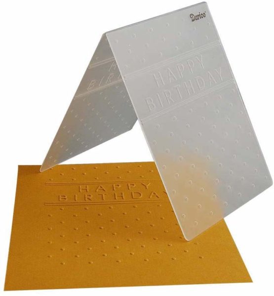 Darice Doily Lace Embossing Template, Transparent, 10.8 x 14.6 cm - Image 3