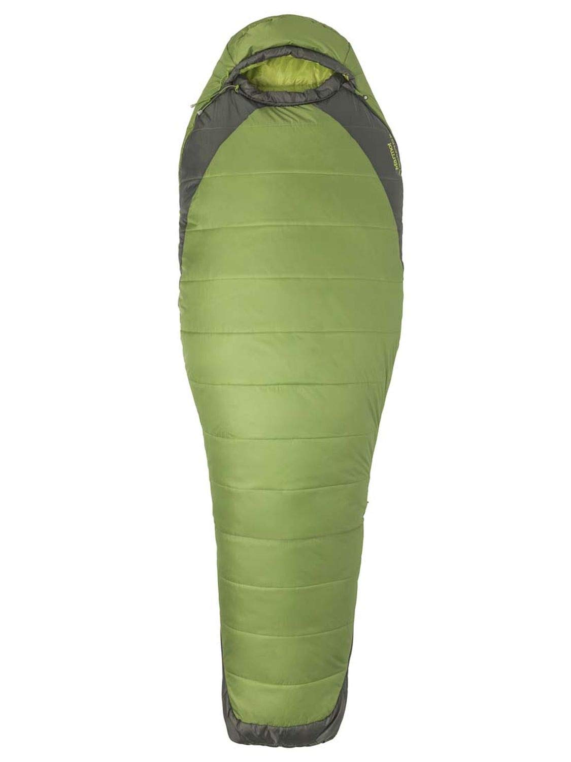 Marmot Women's Wm's Trestles Elite Eco 30, Womens Mummy sleeping bag, light and warm 3 seasons sleeping bag, Wheatgrass/Crocodile, LZ