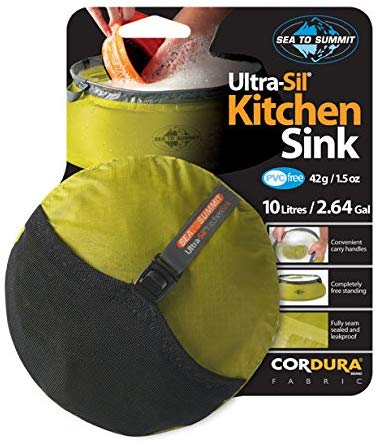 Sea To Summit Unisex's Ultra SIL Kitchen Sink-Green, 10 Litre, 10 Litre Litres - Image 4