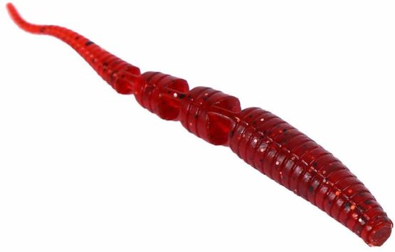 Alomejor Soft Fishing Lures Soft Fishing Lures Kits Silicone Worm Fishing Lures Earthworm Baits For Sea Freshwater Fishing (Red) - Image 2