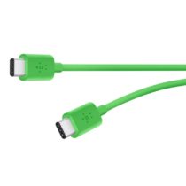 Belkin USB-C to USB-C Cable, 1.8 m (USB-IF Certified, 480 Mbps, Compatible with MacBook Pro, Google Pixel, Huawei P9, Nexus 5x, Nexus 6P, OnePlus 2, Nintendo Switch and More USB-C Devices) - Green