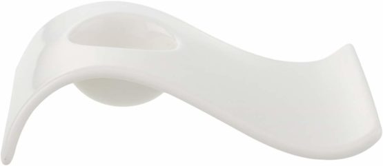 Villeroy & Boch, New Wave Cup, Modern Egg Stand with Precise Indentation, Premium Porcelain, Dishwasher Safe Square, White