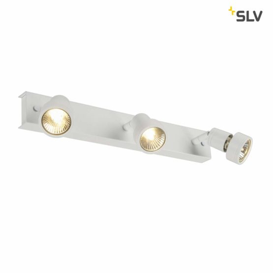 SLV Puri 3 / Internal Illumination, Surface, Wall-Mounted Light, Ceiling Spotlight / GU10 50W White, Aluminium, 50 W - Image 2