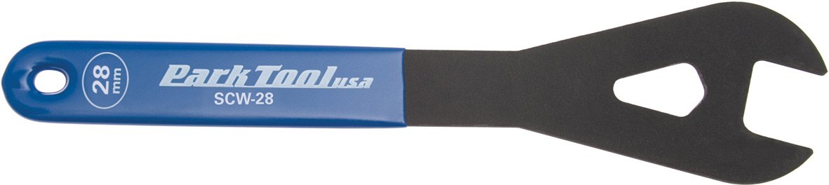 Park Tool SCW-28 Shop Cone Wrench Tool 28 mm, Blue