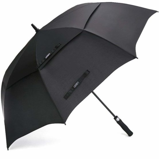G4Free 55/61/69/72 Inch Golf Umbrella Windproof Double Canopy Extra Large Oversize Automatic Open Waterproof Umbrellas (Navy Blue, 72 inch)