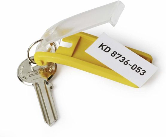 Durable Key Clips - Pack of 6 Innovative Key Clips for Clear and Easy Organisation of Keys - Perfect for Use with DURABLE Key Safes, Dark Blue - Image 3